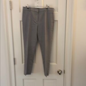 Ann Taylor Black and White Houndstooth Pants